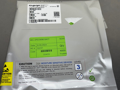 Kingbright APG1608CGKC/T LED Indicator Green Clear Chip (Qty. 4000)