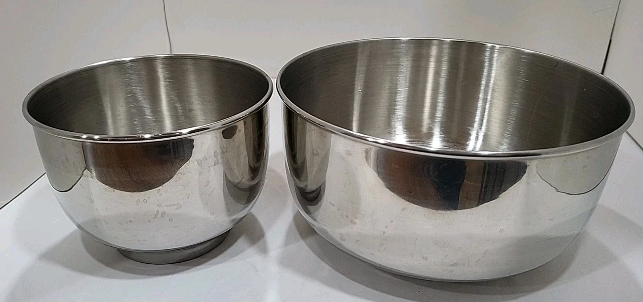 Stainless Steel Mixing Bowls Set Of 2 Made In Korea