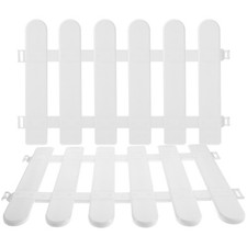  1 Set 2 Pcs Plastic Courtyard Fences Indoor Outdoor Villa School Garden Fences