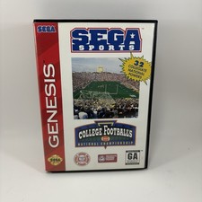 College Football's National Championship (Sega Genesis, 1994) No Manual Untested