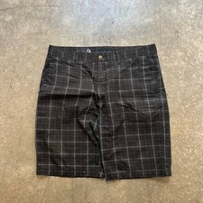 Y2K Volcom Chino Board Shorts Plaid Size 36 Surf Skate