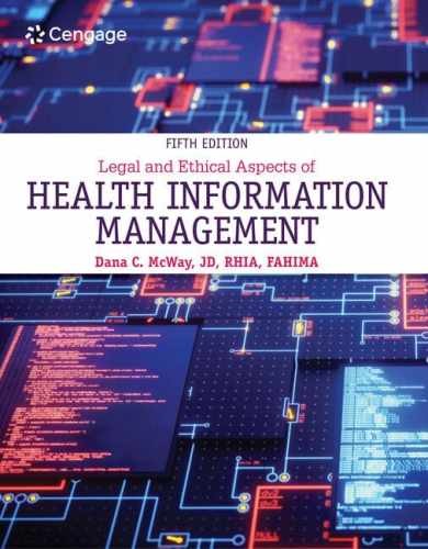 Legal And Ethical Aspects Of Health - Hardcover, By Mcway Dana - Very Good