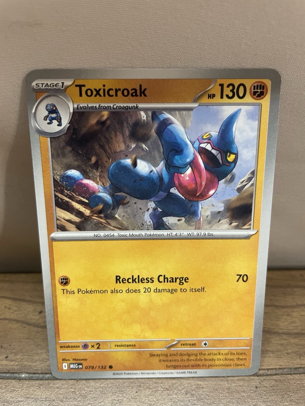 Toxicroak 079/132 Me01: Mega Evolution Regular