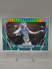Topps Chrome WWE Candice LeRae Aqua Shimmer Refractor #180 Trading Card /199