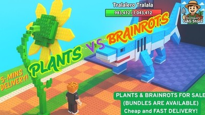 🌱PLANTS VS 🧠BRAINROT |BRAINROTS FOR SALE! | FAST DELIVERY!⏩ (NEW EVENT STOCKS) | eBay UK