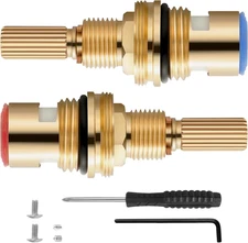 Brass 1-001 1-002 Ceramic Valve Cartridge Set For Ceramic Cold Hot Cartridges