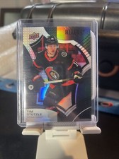 Tim Stutzle 2021-22 Upper Deck Allure Hockey Black Rainbow Parallel #80 Senators