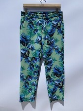 Banana Republic Avery Multicolor Floral Straight Fit Ankle Stretch Pants 2