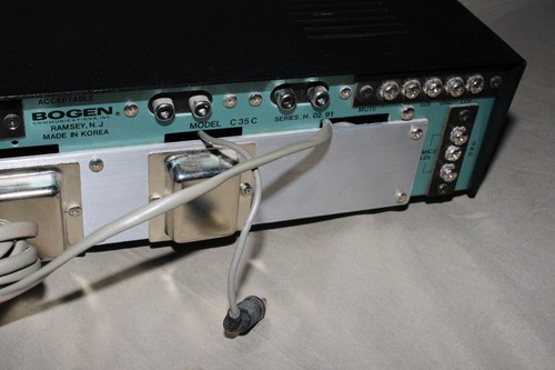 Bogen C 35 C Solid-State Public Address Amplifier - Powers On Untested As Is - Picture 6 of 7