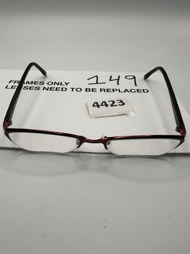 BCBG MAXAZRIA Eyeglasses Frame MISHA WIN 51 18 130 Half Rim Brown
