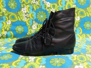black granny boots
