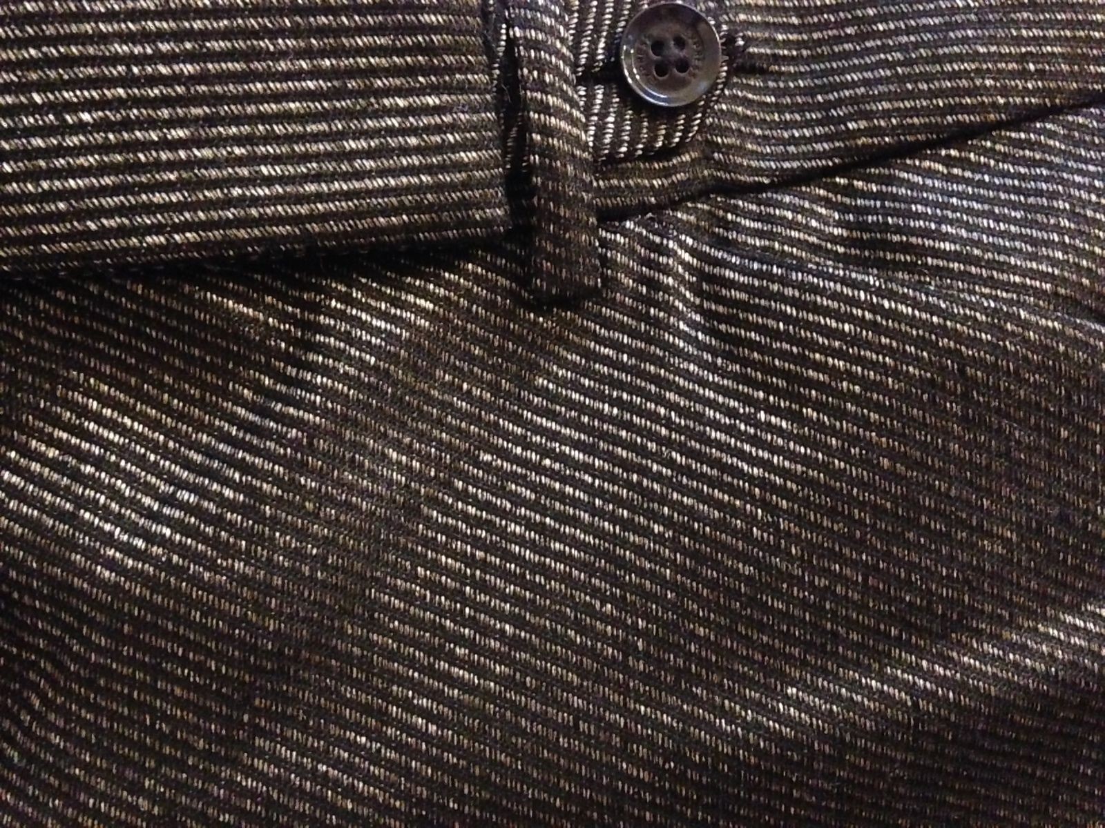 Express Editor Black Silver Diagonal Shimmer Dres… - image 5