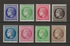 France 1945 Sc# 528/38 Ceres 8 stamps MNH