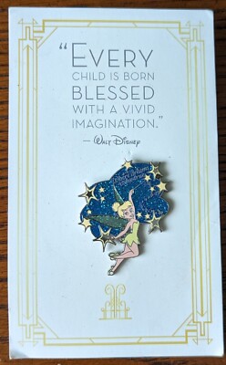 DISNEY Where Dreams Come True Tinker Bell Pixie Dust Trading Pin - New