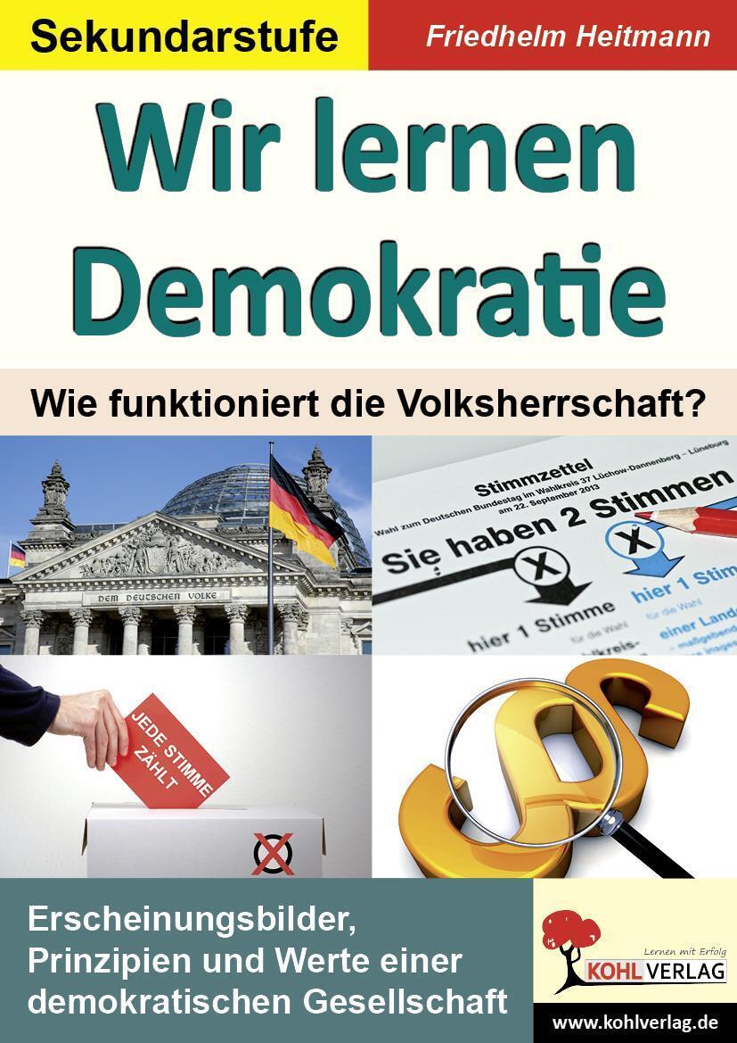 Thumbnail - Wir Lernen Demokratie | Friedhelm Heitmann | Broschüre | 32 S. |