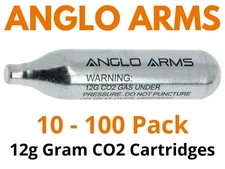 12g CO2 Standard Size Premium Gas Capsules Cartridges For Airsoft bbs