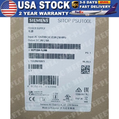 6EP1334-1LB00 NEW SIEMENS SITOP PSU100L 24 V/10 A Stabilized Power supply Module