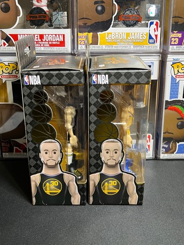 GSW STEPHEN CURRY 5" FUNKO VINYL GOLD CITY EDITION FIGURES COMMON & CHASE BUNDLE - Picture 7 of 9