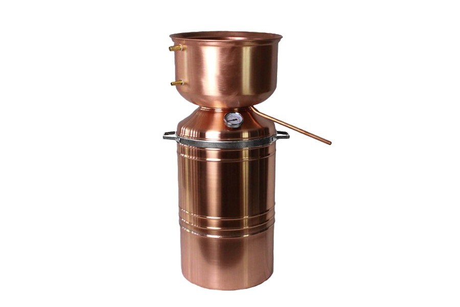 13 GALLON MUSHROOM TOP COPPER POT STILL