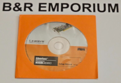 Linksys Etherfast PVI Adapter LNE100TX Setup Wizard - Used CD-ROM - Paper Sleeve