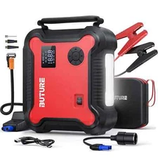 5 in 1 Car Jump Start Air Compressor 26800mAh Power Bank Digital Tire Inflator