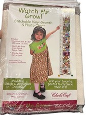 Charles Craft Watch Me Grow! Growth & Photo Chart Cross Stitch Craft NEW Gift