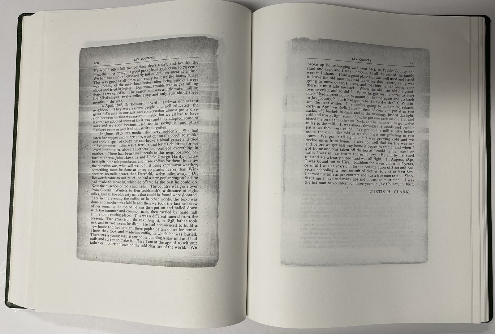 History Reminiscences Adams Jay Randolph County Indiana Decatur