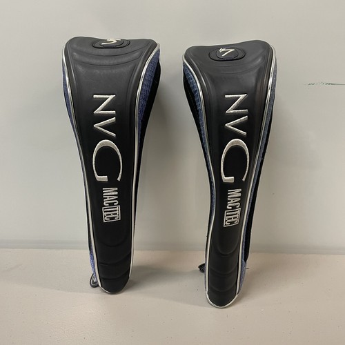 MacGregor MacTec NVG 5 & 7 Head Covers Black/Purple headcovers with