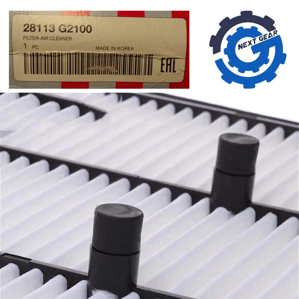 Nuevo filtro de aire OEM Hyundai 2017-2022 Hyundai Ioniq Kia Niro 28113 G2100 Foto 4 de 4