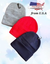 Beanie Hat Cap Plain Knit Ski Skull Cuff Winter Warm Slouchy Men Women Unisex 