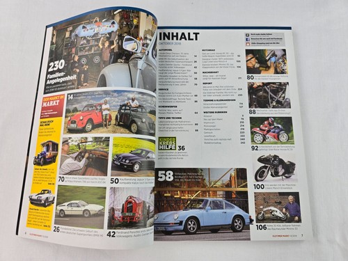 Oldtimer Markt Heft Oktober 10/2018 - Phänomen Ente BMW M1 Horch 830 BK Cabrio - Bild 2 von 2