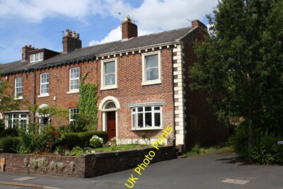 Photo 6x4 Eden Place houses Carlisle There is an OS benchmark [[4776575]] c2015