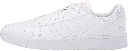 Adidas Sneaker Uomo Hoops 2.0 Bianco Bianco Grigio 8 M US
