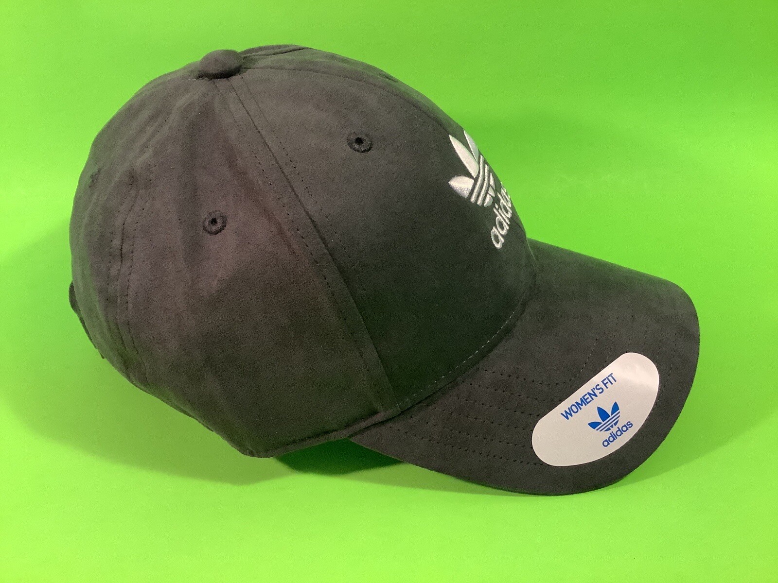 ADIDAS OSFW Women’s Snapback Hat ONE SIZE Dark Gray w/White NEW thumbnail 5