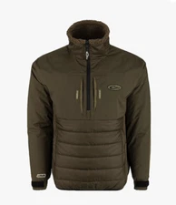 Drake Waterfowl Insulated Jacket Late Season 1/4 Zip Double Down Eqwader DW7335