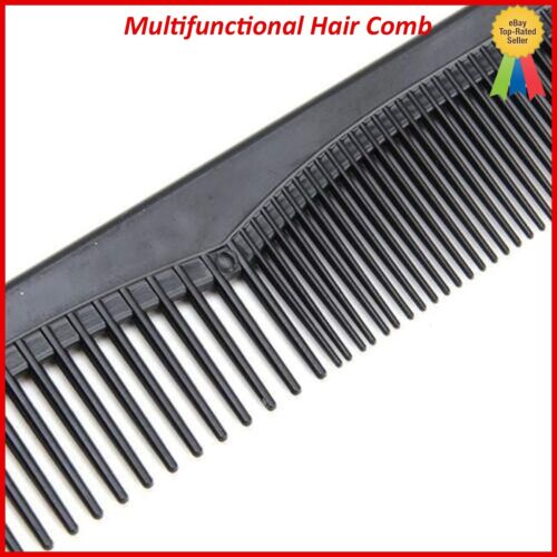 Pettine da taglio in fibra di carbonio nero 2 pezzi denti fini pettine professionale per capelli - Foto 2 di 8