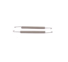 1/8 1/10 RC Engine Rear Exhaust Manifold Spring 100mm x 2pcs Silver for Rc Car