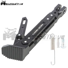 NEW Adjustable Motorcycle Kickstand CNC Aluminum Alloy Foot Bracket Side Stand