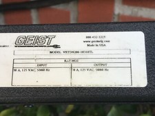  H GEIST Power strip Dual Circuit VRTDN200-10310TL GOOD USED ship fast Calif.USA