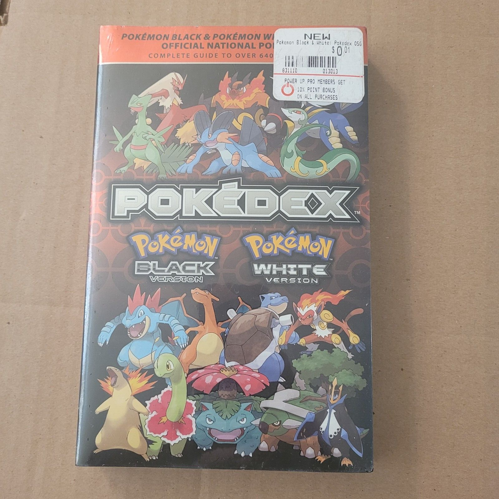 Pokemon Black & White Versions Official National Pokedex Strategy Game Guide