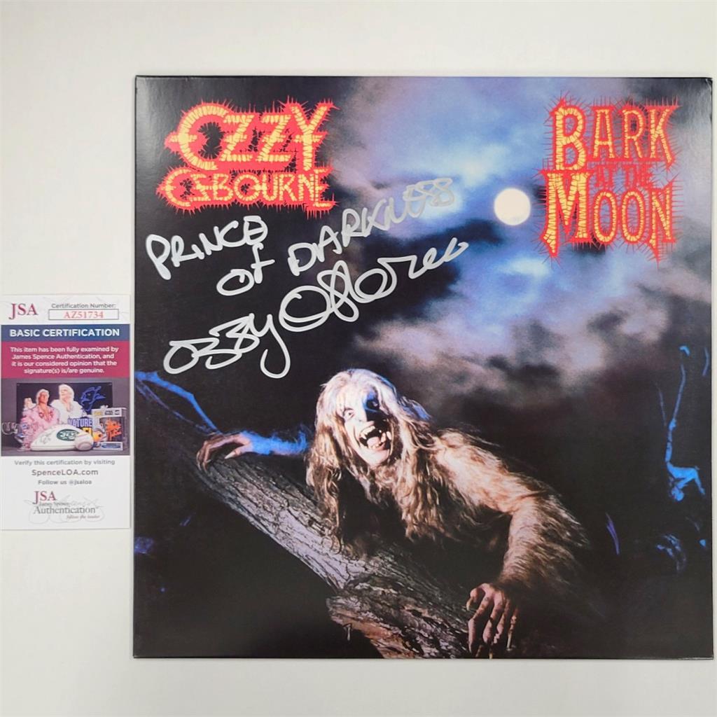 Ozzy Osbourne signed 