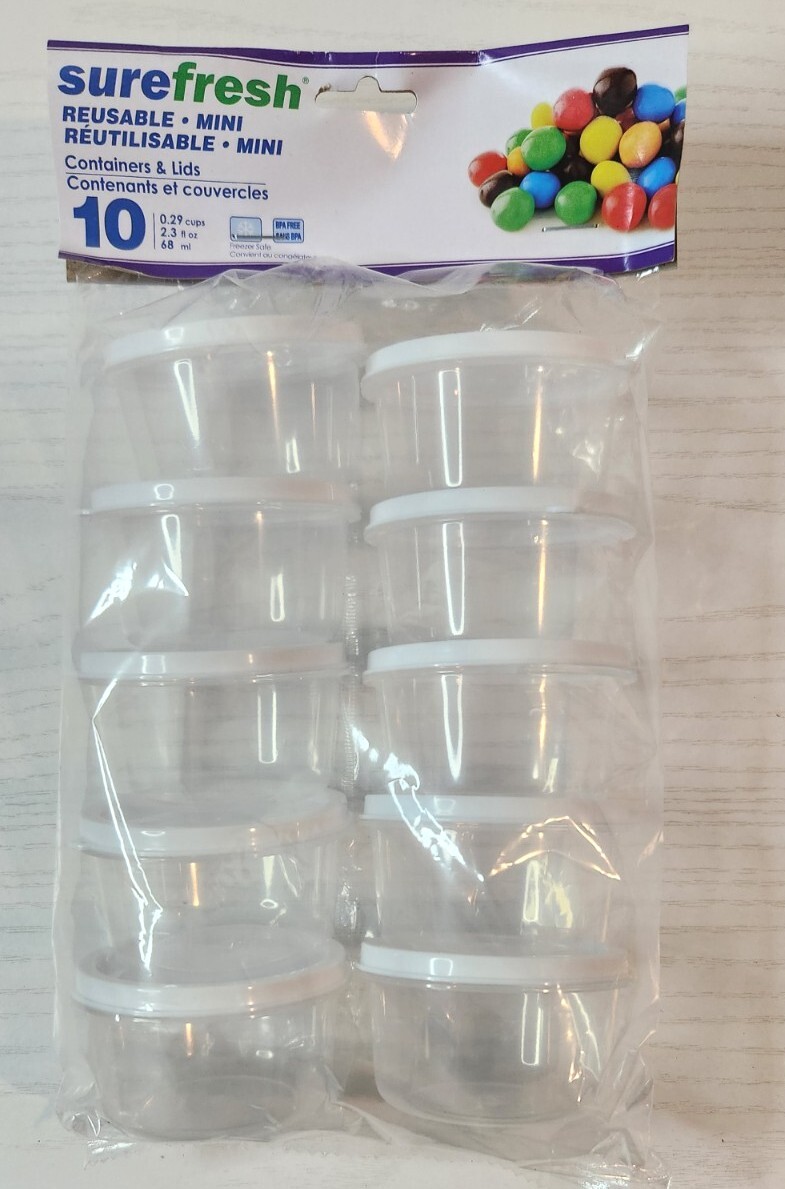 Surefresh Elastic Bowl & Can Covers - 17-Pack (Small, Medium, Large) - Clear Plastic Food Covers