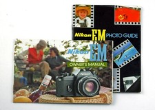 Nikon EM Instruction Manual and Photoguide Genuine Original Booklets
