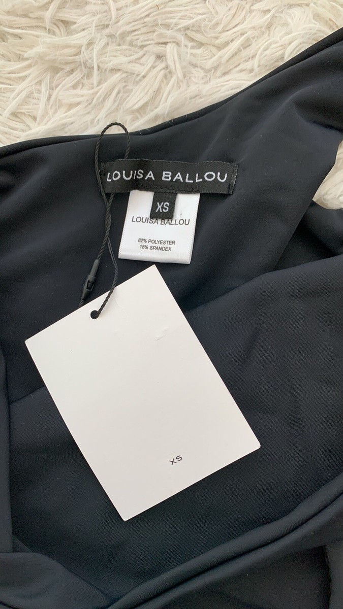 NWT Louisa Ballou black half moon one piece sz XS | eBay