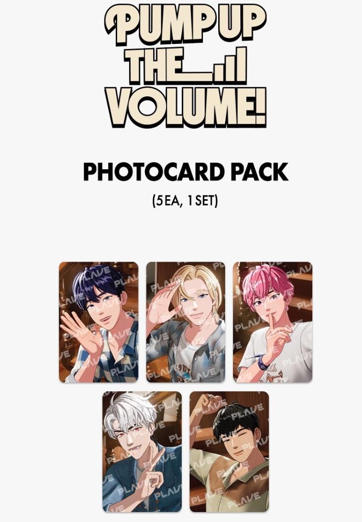 PLAVE Pump Up The Volume! OFFICIAL GOODS PUTV PHOTOCARD PACK PHOTO
