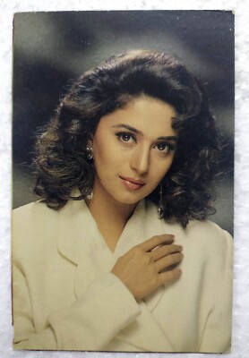 Bollywood India Actress Madhuri Dixit Rare Old Original Postcard Post card Star