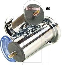 Image of 4x METAL FURNITURE LEGS 60 - 160mm HIGH M8 (8mm) FEET SOFA CHAIR CABINETS BED