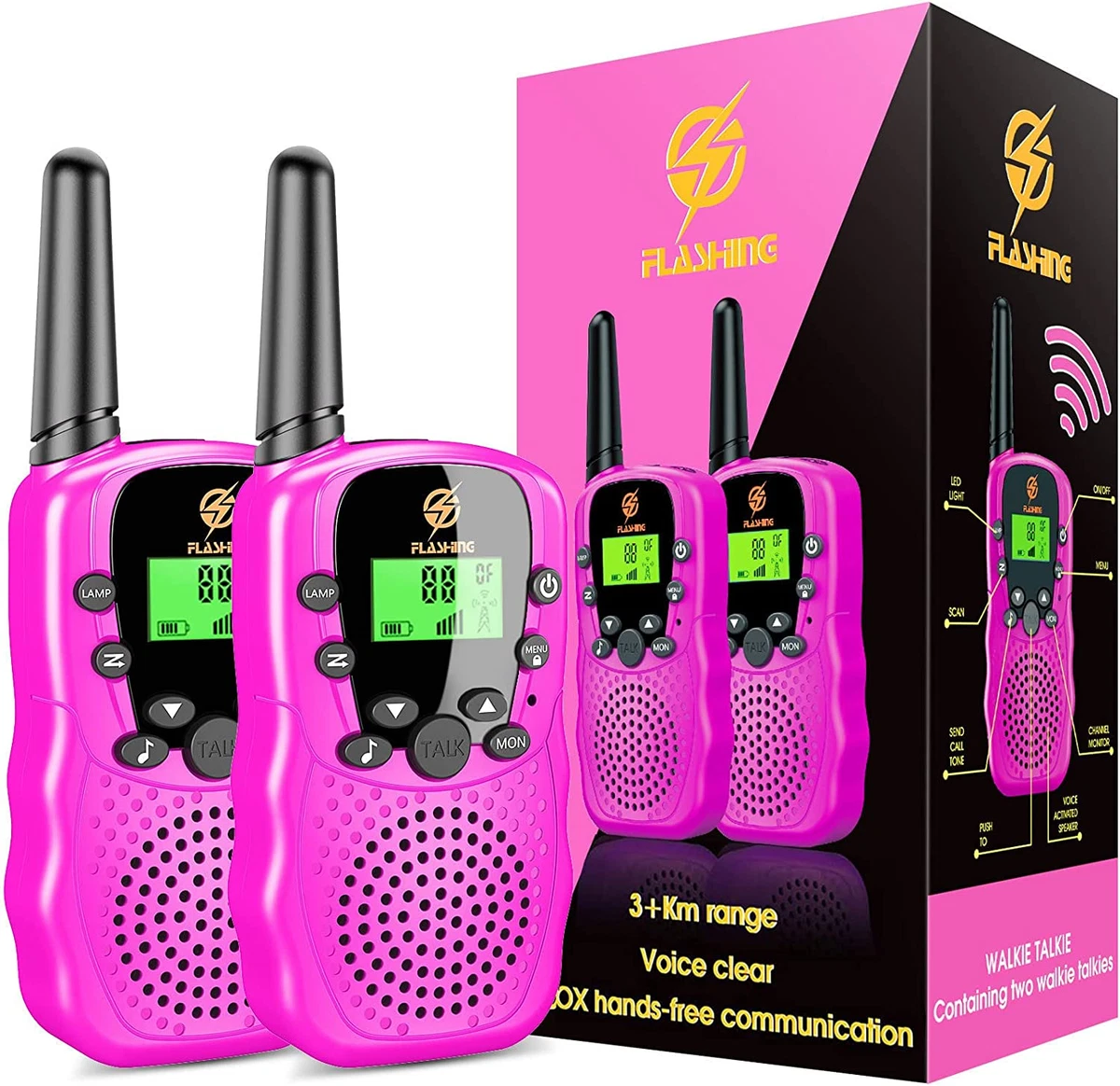 Pink Toy Walkie Talkies for Girls – eKids