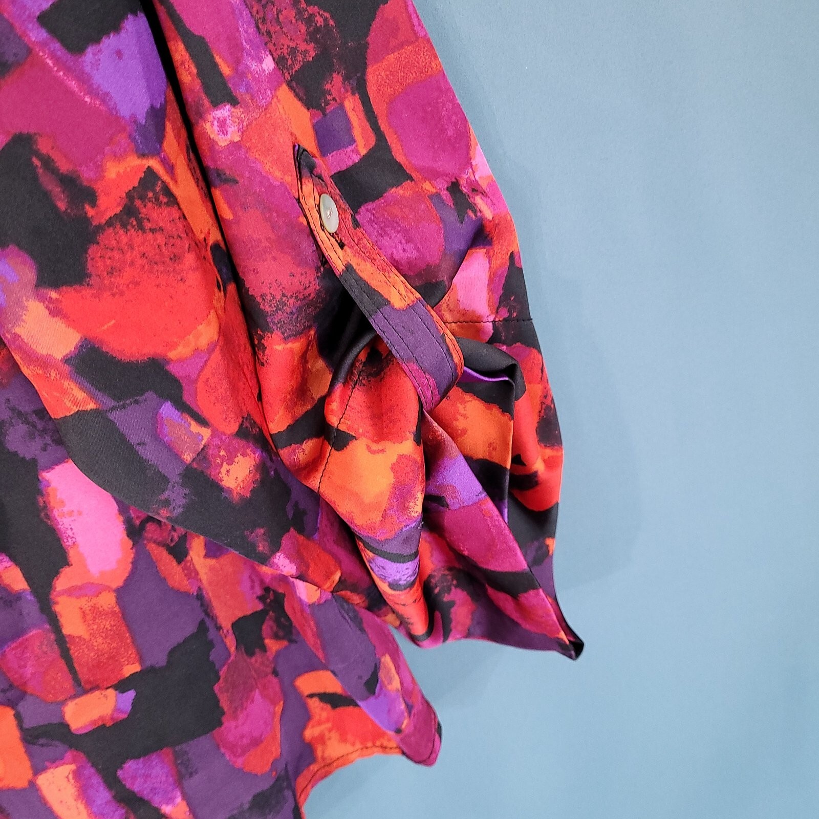 Ruby Rd. Women's Button Front Roll Tab Sleeve Shi… - image 2