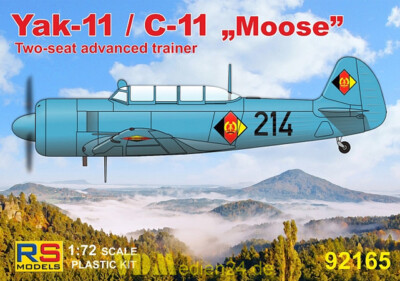 Yak-11 / C-11 ''Moose'' Two-seat advanced trainer DDR/Sowjet/Österreich, RS Models
